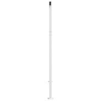 vidaXL Awning Post Set White 118.1