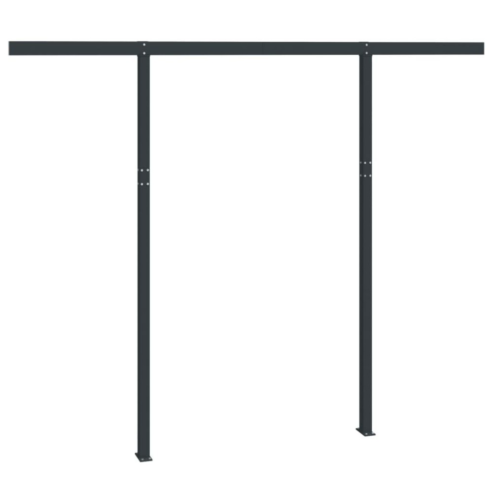 vidaXL Awning Post Set Anthracite 118.1