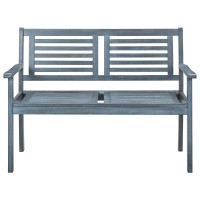 vidaXL 2-Seater Patio Bench 47.2