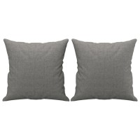 vidaXL 2-Seater Sofa with Pillows&Cushions Dark Gray 47.2