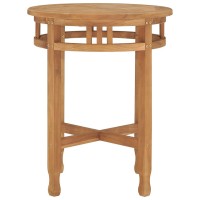 Vidaxl Bistro Table 23.6X23.6 Solid Teak Wood