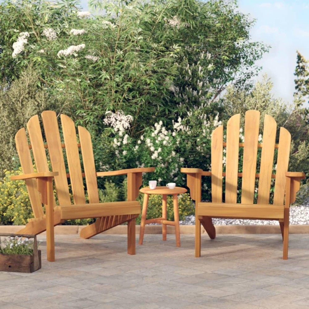 vidaXL Patio Adirondack Chairs 2 pcs 31.1