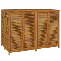 Vidaxl Patio Storage Box 55.1X34.3X40.9 Solid Wood Acacia
