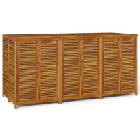 Vidaxl Patio Storage Box 82.7X34.3X40.9 Solid Wood Acacia