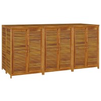 Vidaxl Patio Storage Box 82.7X34.3X40.9 Solid Wood Acacia