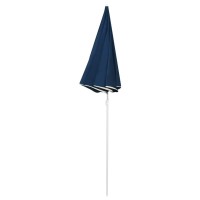 vidaXL Outdoor Parasol with Steel Pole Blue 70.9