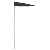 vidaXL Garden Half Parasol with Pole 70.9