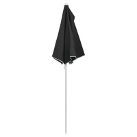 vidaXL Garden Half Parasol with Pole 70.9