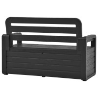 vidaXL Patio Storage Bench 52.2