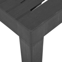 vidaXL Patio Table Gray 31.1