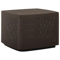 vidaXL Patio Table Mocha 20.9