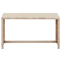 vidaXL Coffee Table Beige 27.6