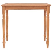 Vidaxl Batavia Table 33.5X33.5X29.5 Solid Teak Wood