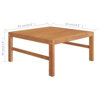 vidaXL Patio Table 24.8