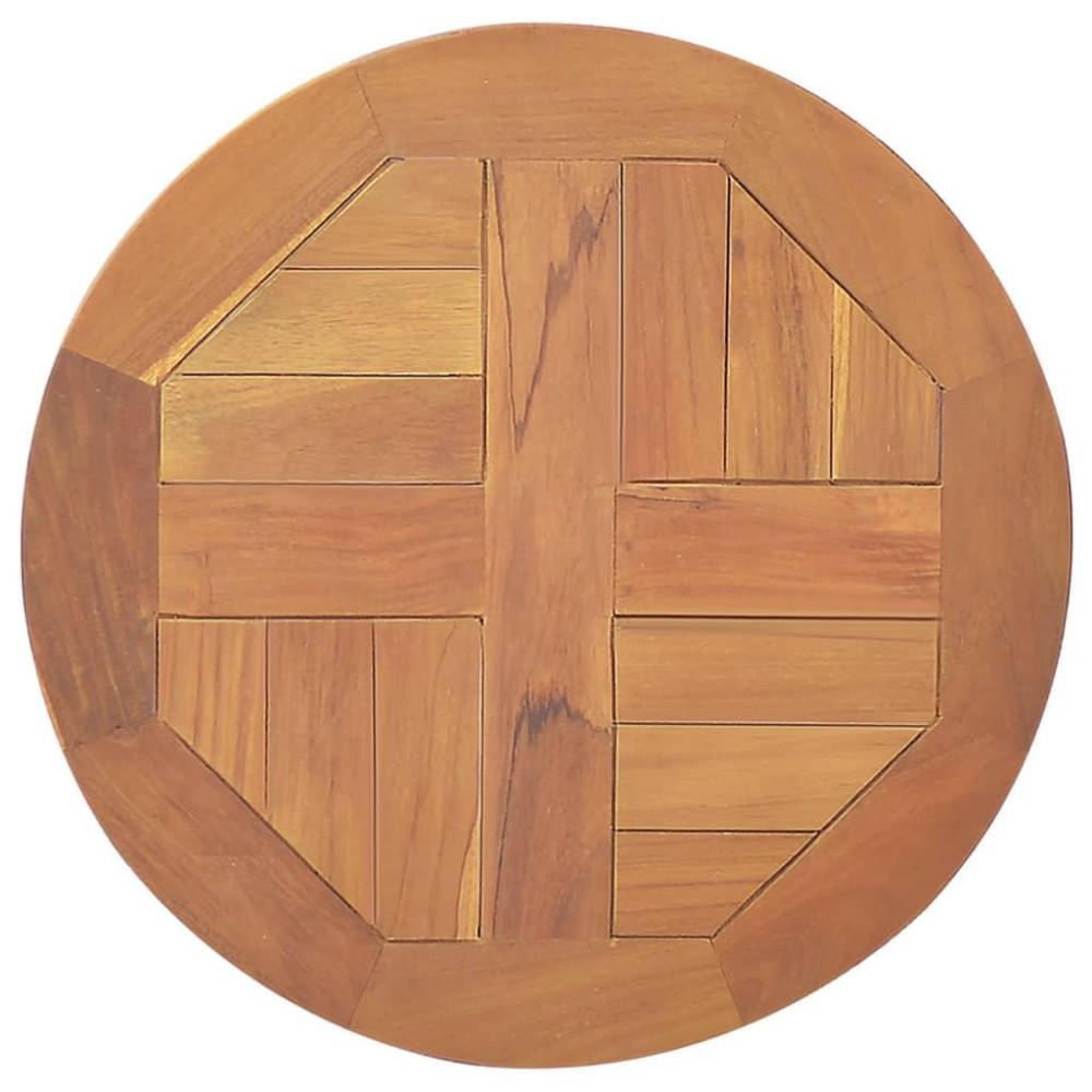 vidaXL Table Top Solid Teak Wood Round 1