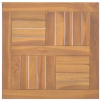 Vidaxl Square Table Top 19.7X19.7X1 Solid Wood Teak