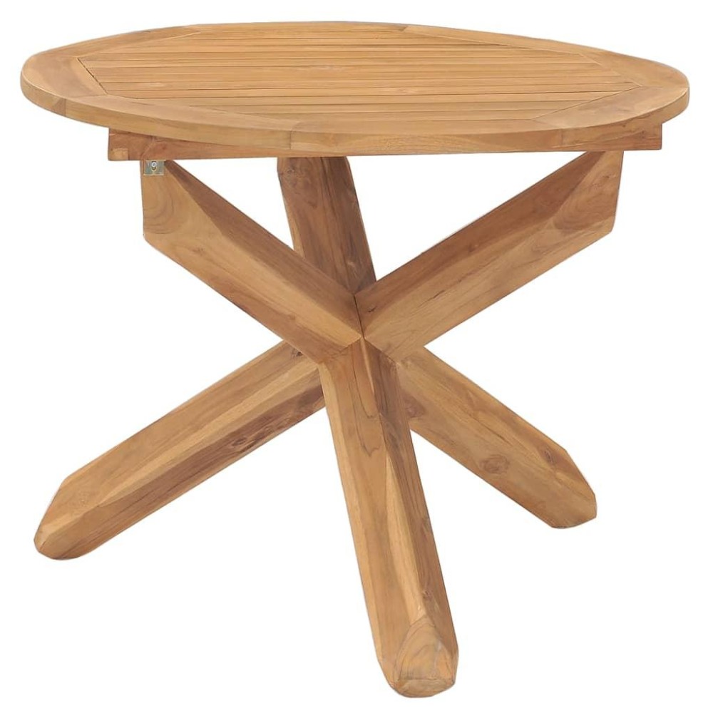 Vidaxl Patio Dining Table 35.4X29.5 Solid Teak Wood