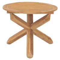 Vidaxl Patio Dining Table 35.4X29.5 Solid Teak Wood