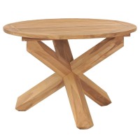 Vidaxl Patio Dining Table 43.3X29.5 Solid Teak Wood