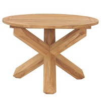 Vidaxl Patio Dining Table 43.3X29.5 Solid Teak Wood