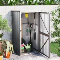 vidaXL Garden Tool Shed Gray 34.6