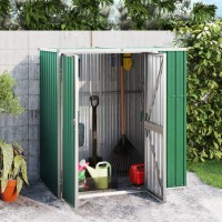 vidaXL Garden Tool Shed Green 63.4