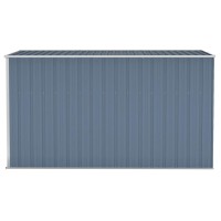 vidaXL Wall-mounted Garden Shed Gray 46.5