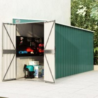 vidaXL Wall-mounted Garden Shed Green 46.5