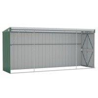 vidaXL Wall-mounted Garden Shed Green 46.5