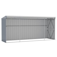 vidaXL Wall-mounted Garden Shed Gray 46.5