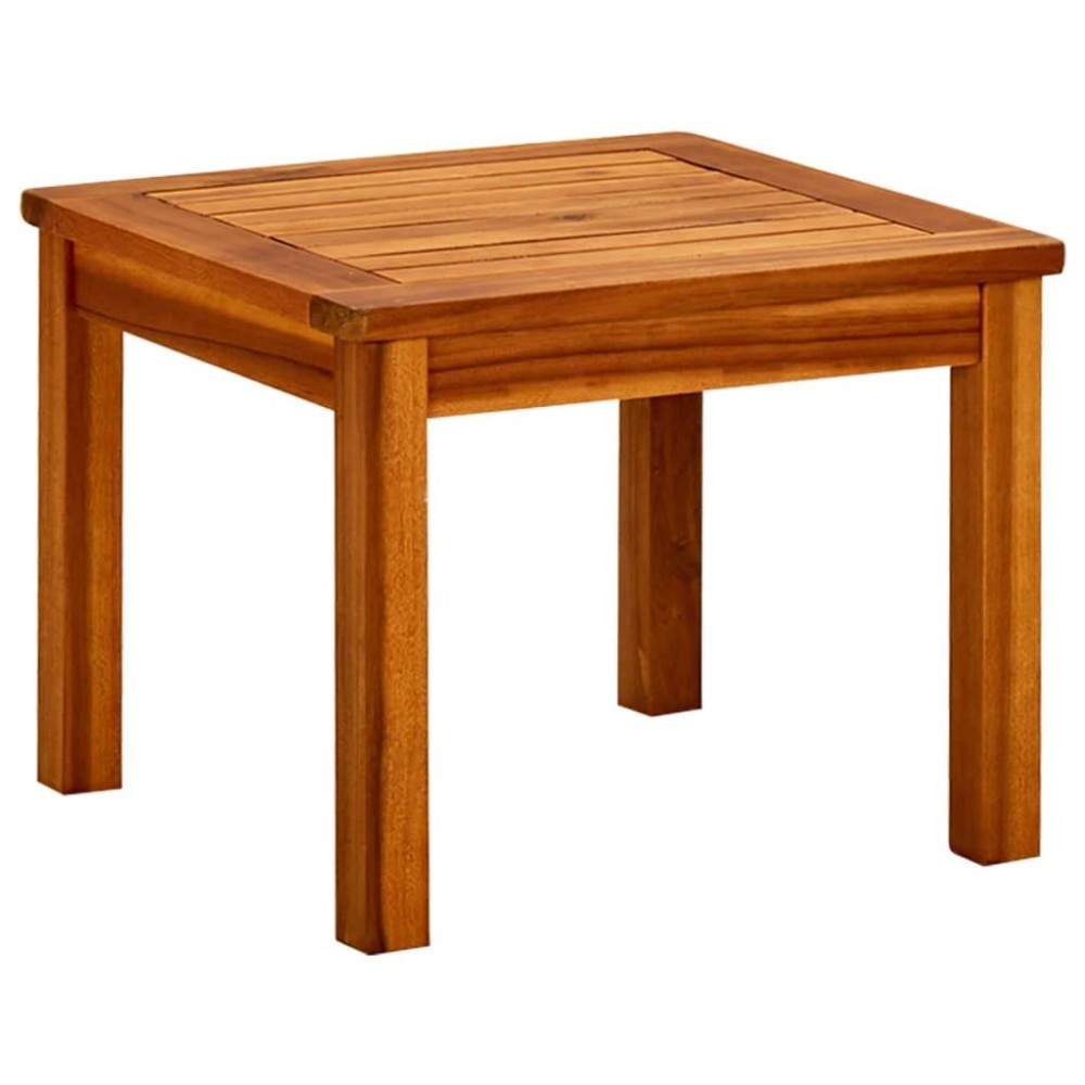 Vidaxl Patio Coffee Table 17.7X17.7X14.2 Solid Acacia Wood