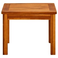 Vidaxl Patio Coffee Table 17.7X17.7X14.2 Solid Acacia Wood
