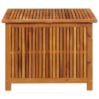Vidaxl Patio Storage Box 29.5X29.5X22.8 Solid Acacia Wood