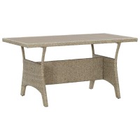 vidaXL Patio Table Gray 47.2