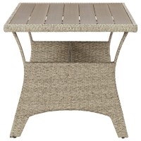 vidaXL Patio Table Gray 47.2