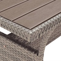 vidaXL Patio Table Gray 47.2