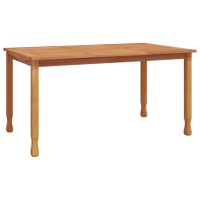 Vidaxl Patio Dining Table 59.1X35.4X29.5 Solid Wood Teak