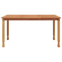 Vidaxl Patio Dining Table 59.1X35.4X29.5 Solid Wood Teak
