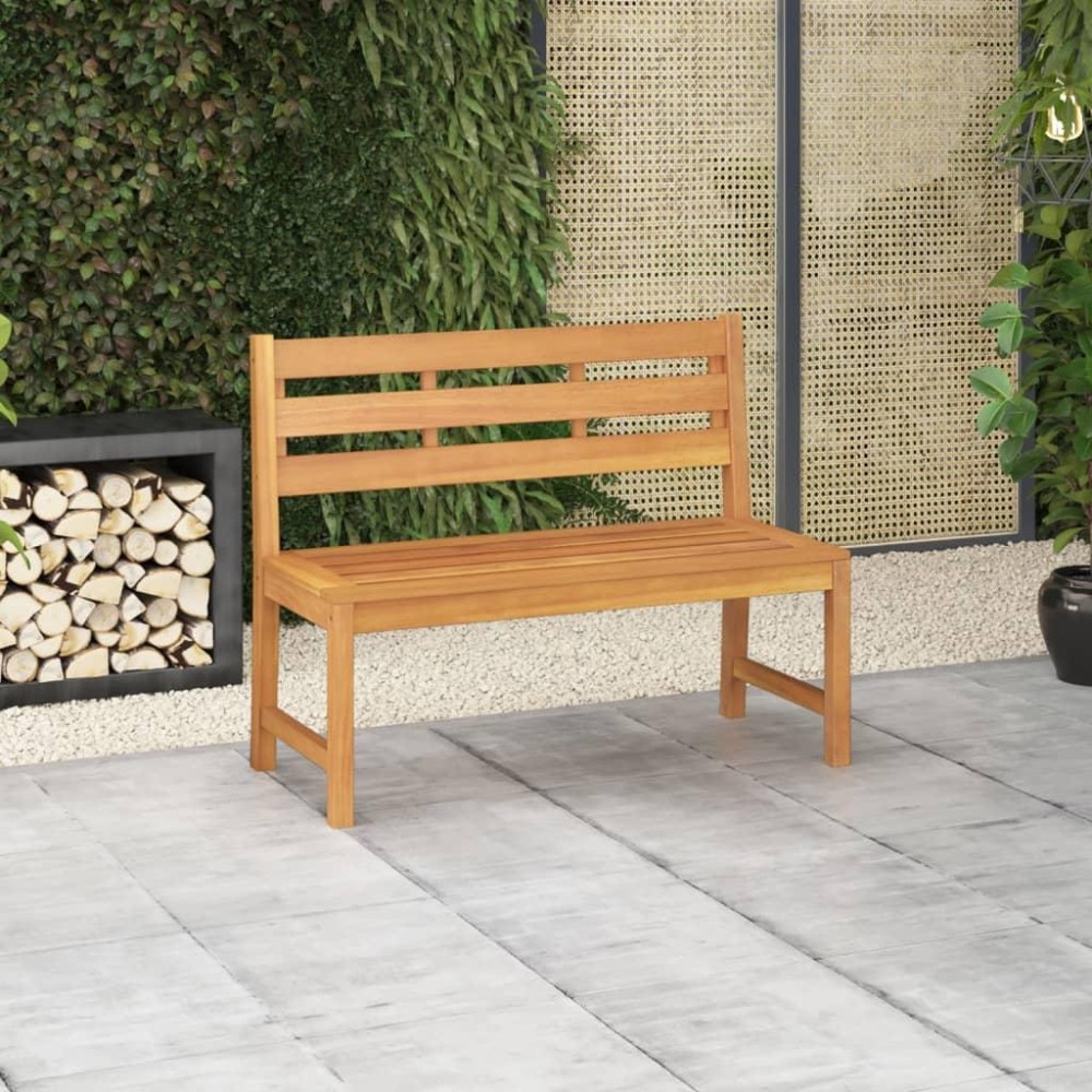 Vidaxl Patio Bench 44.9 Solid Teak Wood