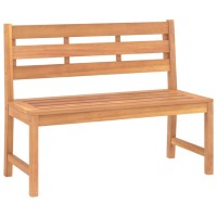 Vidaxl Patio Bench 44.9 Solid Teak Wood