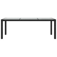vidaXL Patio Table Black 74.8