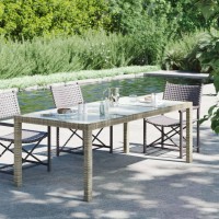 vidaXL Patio Table Gray 74.8