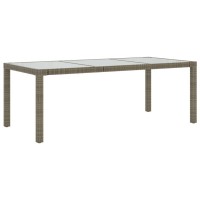 vidaXL Patio Table Gray 74.8