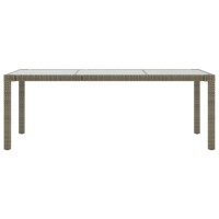 vidaXL Patio Table Gray 74.8