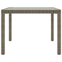 vidaXL Patio Table Gray 74.8