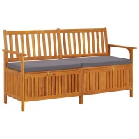 vidaXL Storage Bench with Cushion 58.3