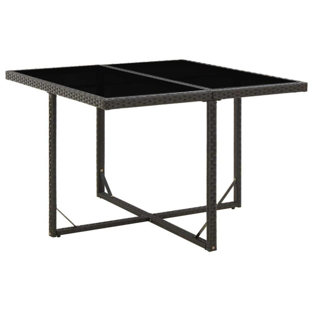 vidaXL Patio Table Black 42.9