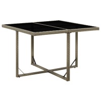 vidaXL Patio Table Gray 42.9