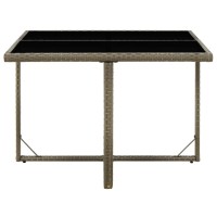 vidaXL Patio Table Gray 42.9