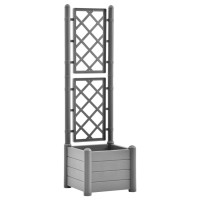 vidaXL Garden Planter with Trellis 16.9